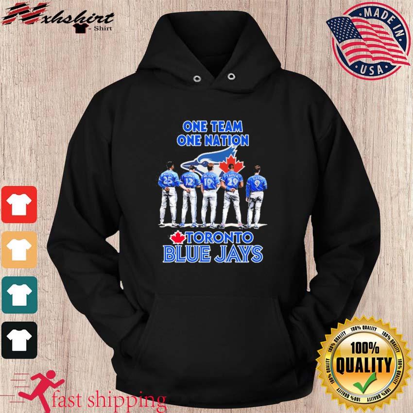 Toronto Blue Jays one team one nation shirt, hoodie, sweater, long sleeve  and tank top