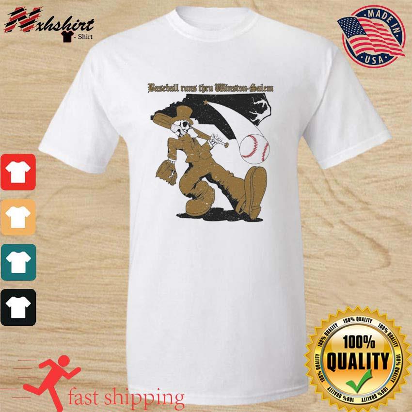 Wake Forest Baseball Runs Thru Winston-Salem Shirt