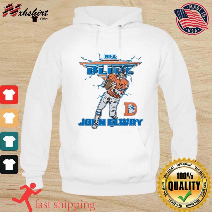 NFL Blitz Denver Broncos John Elway T-shirt, hoodie, sweater, long