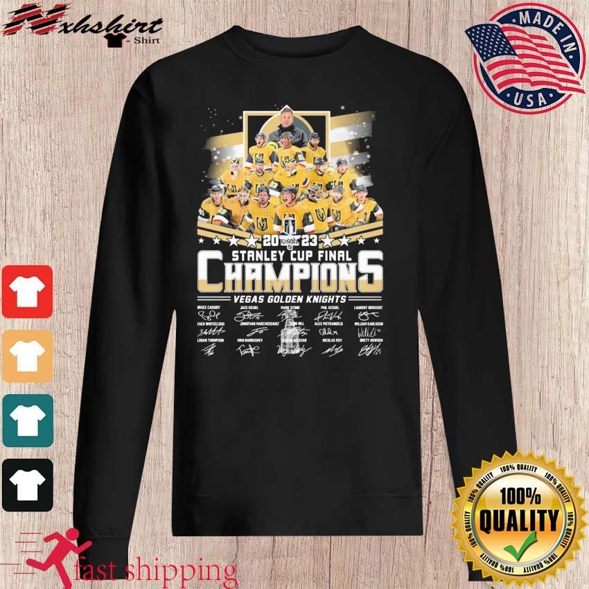 Official Men's Vegas Golden Knights Black 2023 Stanley Cup Champions  Neutral Zone T-Shirt, hoodie, sweater, long sleeve and tank top