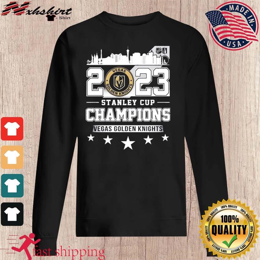 Official Vegas Golden Knights Players Names City Skyline 2023 Stanley Cup  Champions Shirt, hoodie, sweater, long sleeve and tank top