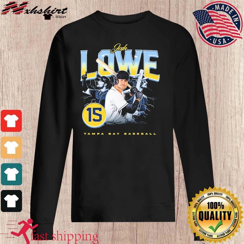 Josh Lowe Retro 90s Tampa Bay Baseball t-shirt by To-Tee Clothing