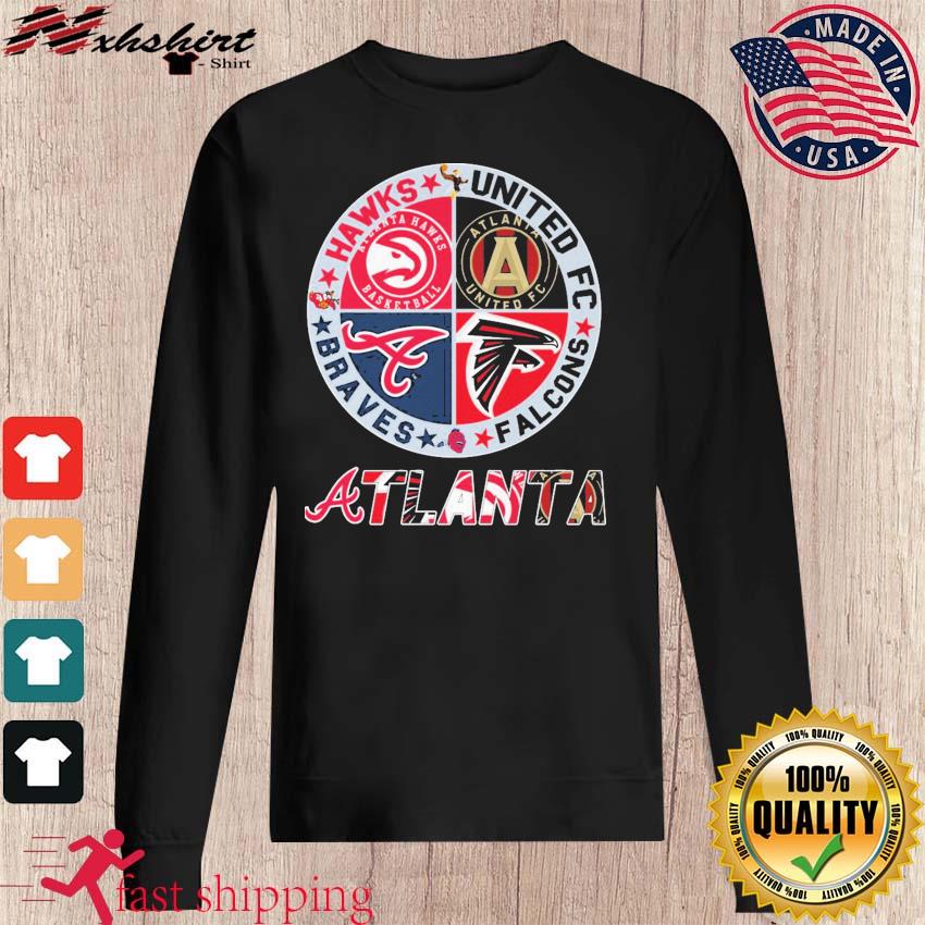 Atlanta Braves, Falcons, Hawks Atlanta Sports Team Logo Shirt, hoodie,  sweater, long sleeve and tank top