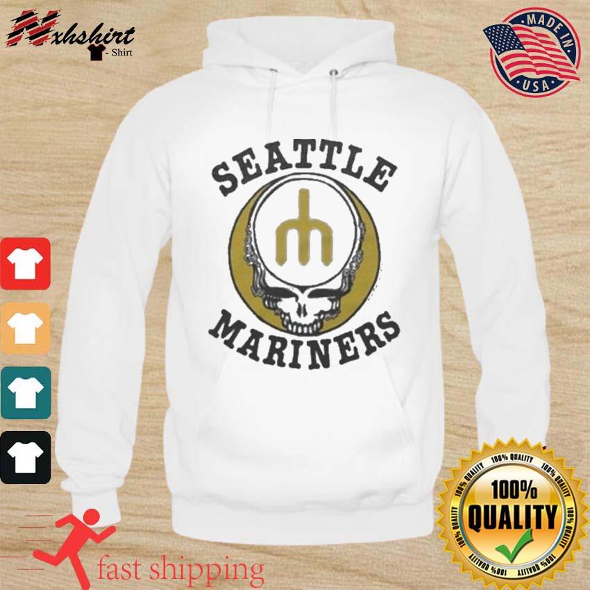 Grateful Dead Seattle Mariners Retro Skull Shirt, hoodie, sweater