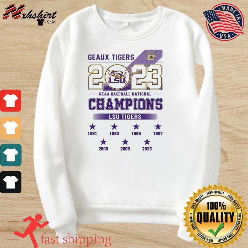 2023 NCAA Baseball National Champions Geaux Tigers LSU Baseball