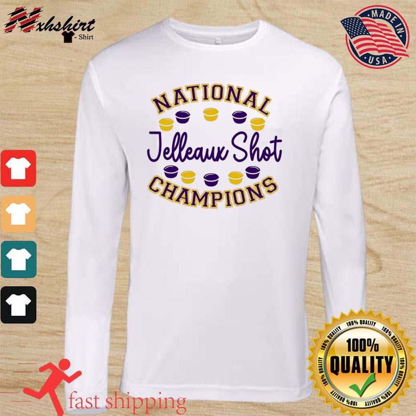 Jelleaux shot national champions shirt, hoodie, sweater, long