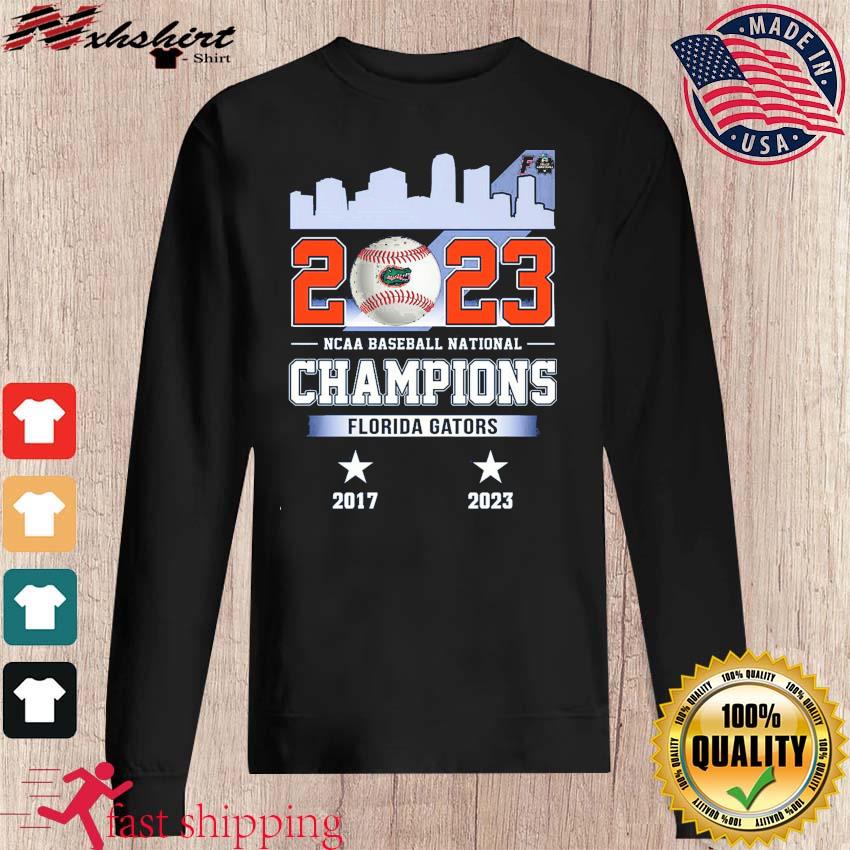 Official 2023 ncaa baseball national champions Florida gators baseball  jersey shirt, hoodie, sweater, long sleeve and tank top