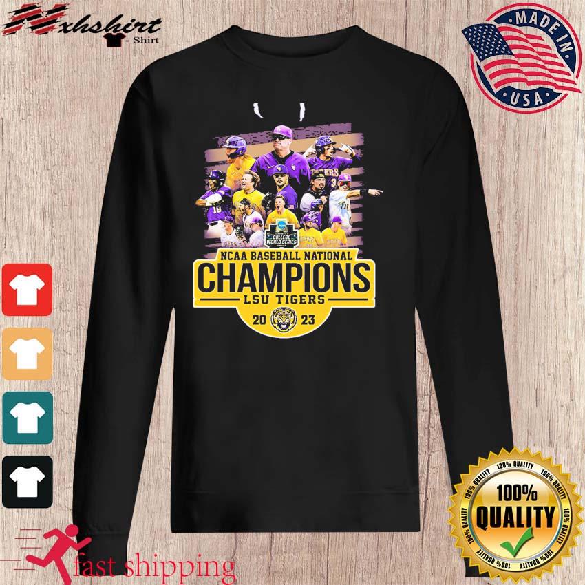 Ncaa Baseball National Champions Lsu Tigers 2023 Team T Shirt