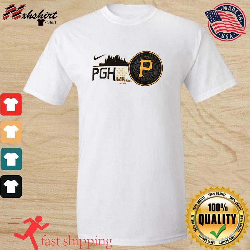 Nike PGH Pittsburgh Pirates We Bleed Black and Gold Skyline Shirt, hoodie,  sweater, long sleeve and tank top