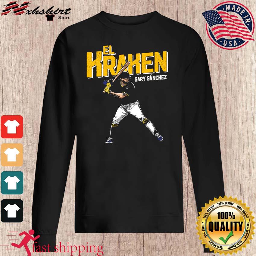 San Diego Padres Gary Sánchez El Kraken Shirt, hoodie, sweater, long sleeve  and tank top