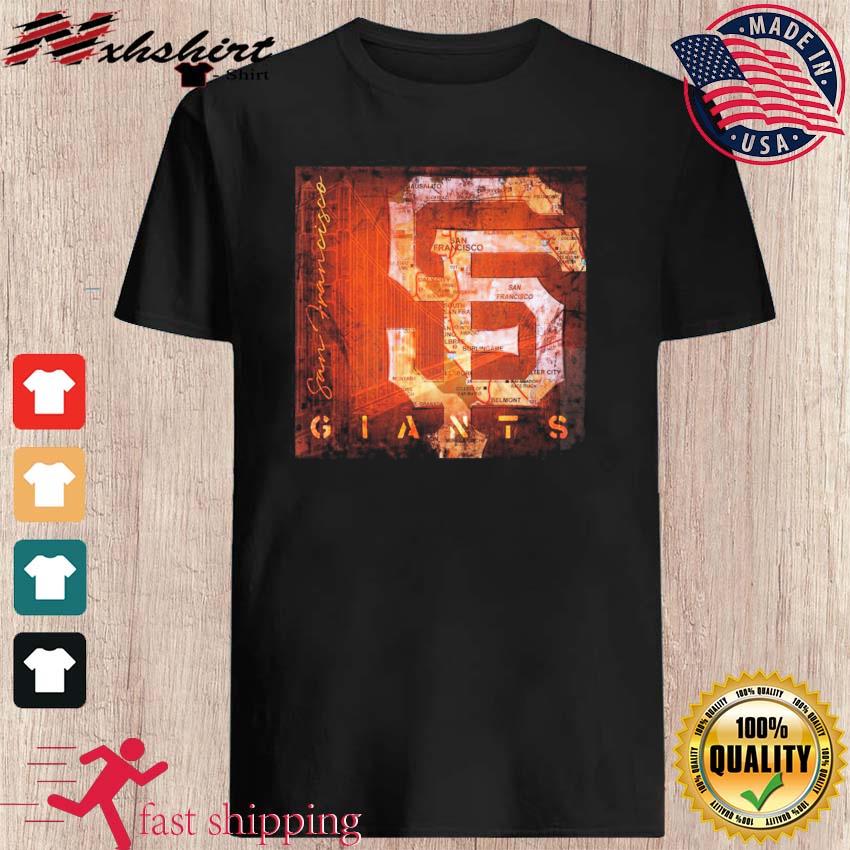 Official san Francisco Giants Map Vintage Shirt, hoodie, sweater, long  sleeve and tank top