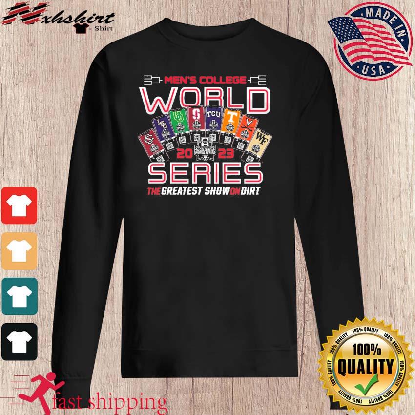 Wake Forest University Baseball 2023 College World Series Bound 8 Team T- Shirt: Wake Forest University