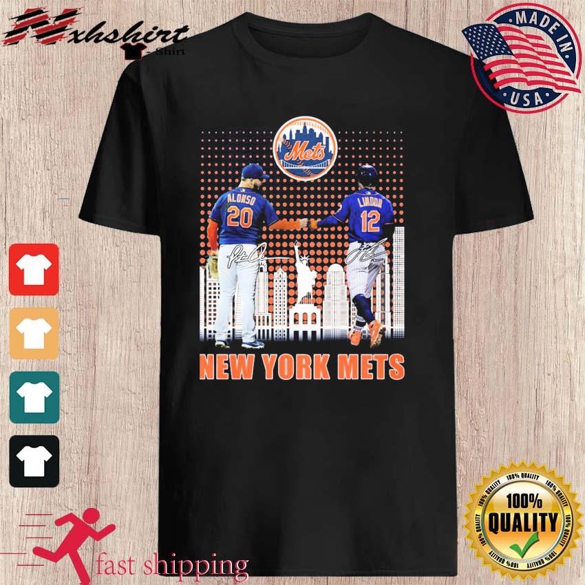 Francisco lindor new york mets signature shirt