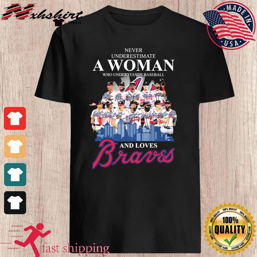 Real women love baseball atlanta braves shirt, hoodie, sweater, long sleeve  and tank top