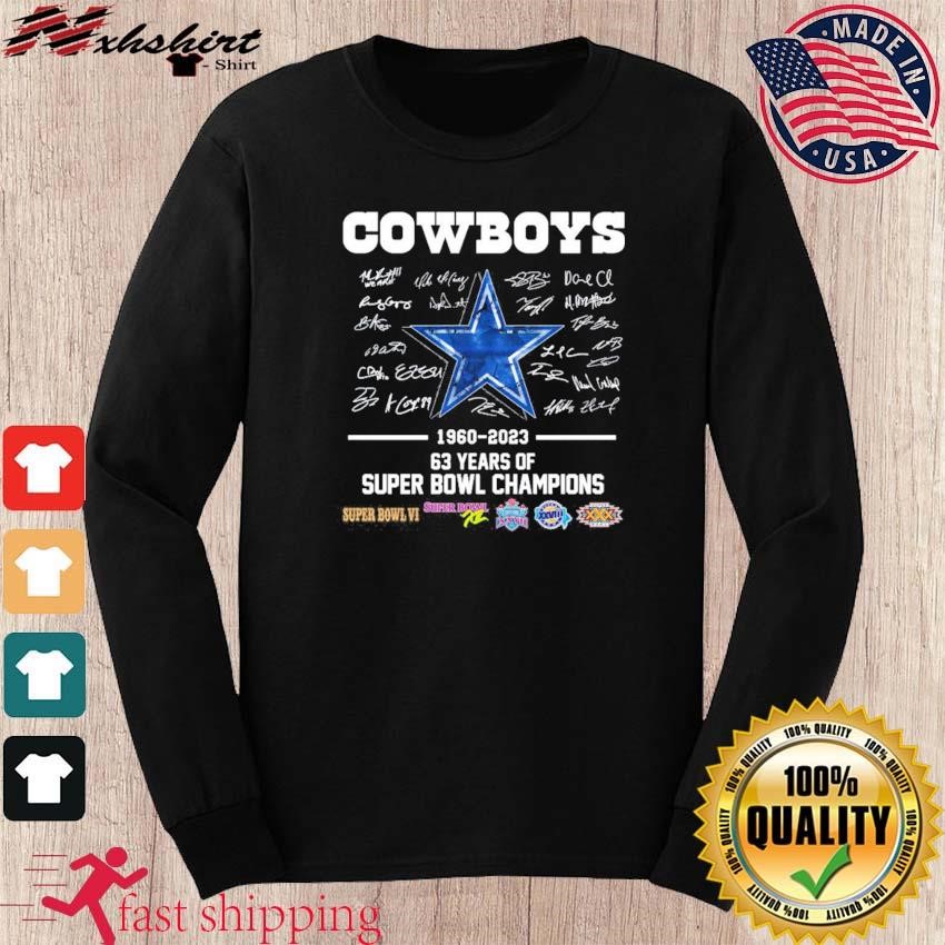 60 years of Dallas Cowboys 1960 2021 super bowl 6 shirt, hoodie