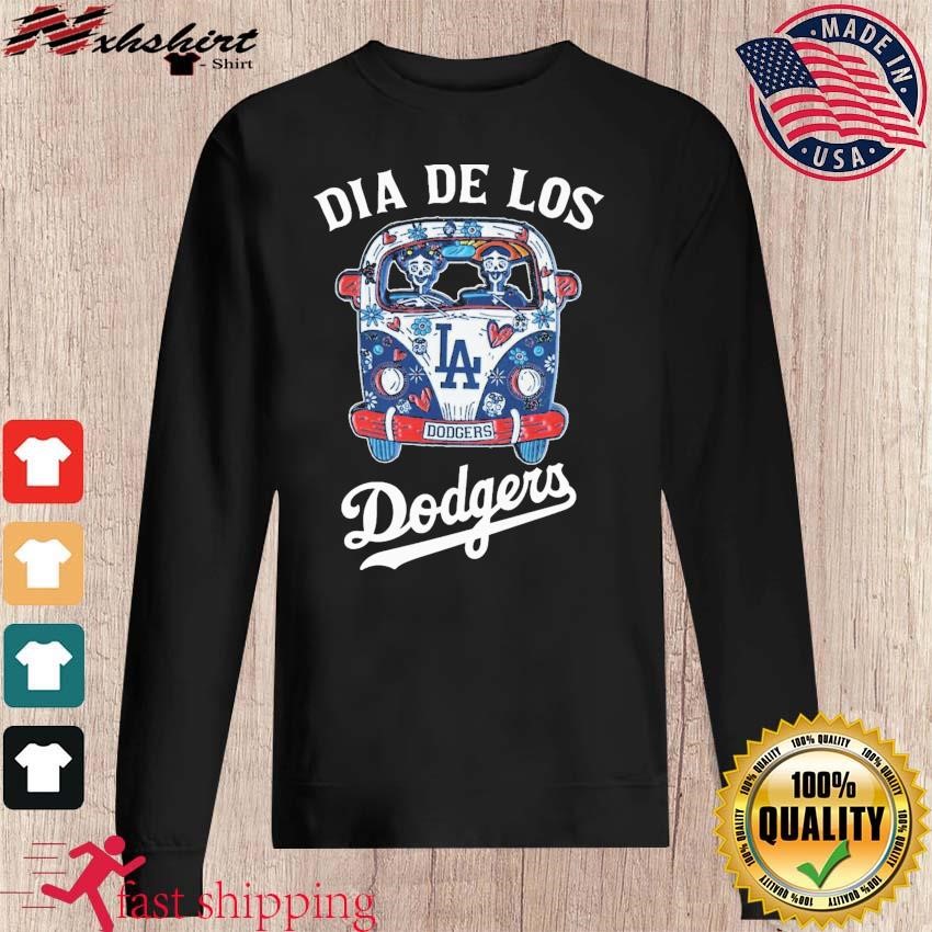 Los Angeles Dia De Los Dodgers car shirt, hoodie, sweater, long