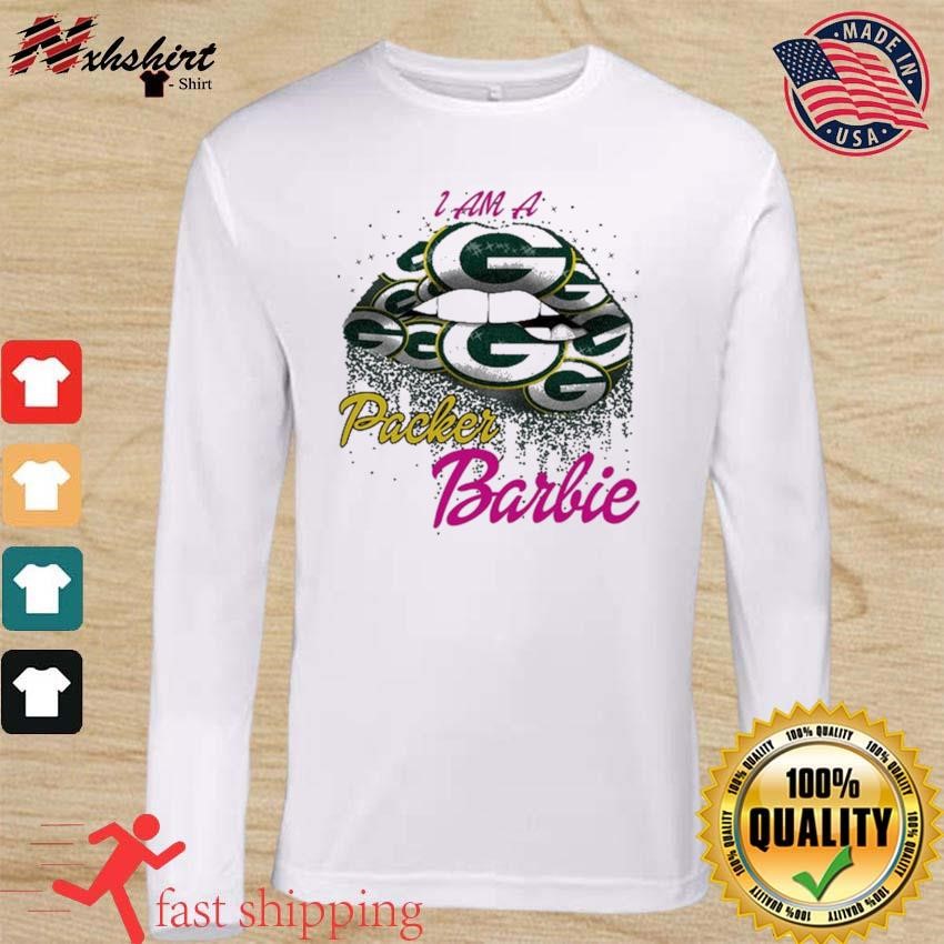 Official Lip Green Bay Packers Barbie Shirt, hoodie, tank top