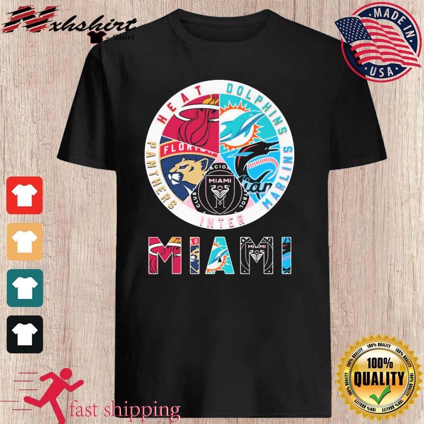 Miami Sports Teams Signed Miami Marlins Miami Dolphins Miami Heat  signatures Shirt, hoodie, longsleeve tee, sweater