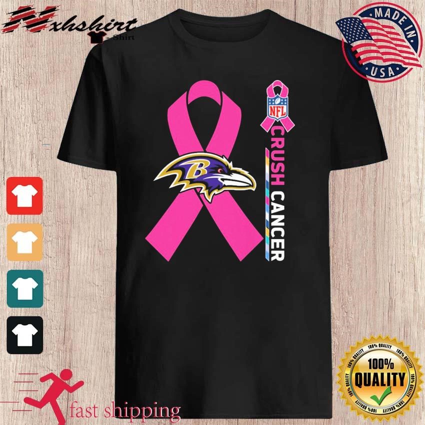 Baltimore Ravens I Wear Pink For Breast Cancer Awareness shirt, hoodie,  sweater, long sleeve and tank top