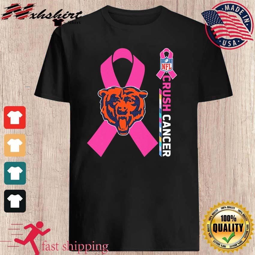 NFL Crush Cancer Chicago Bears Shirt, hoodie, sweater, long sleeve and tank  top