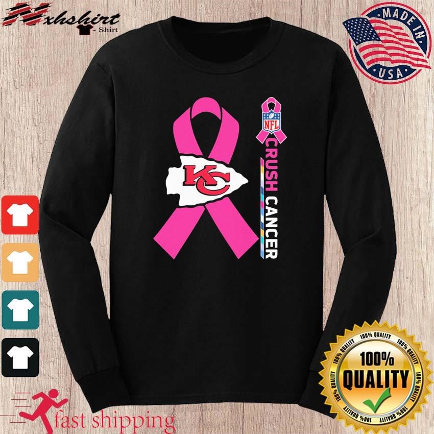 Kansas City Chiefs I wear pink for breast cancer awareness shirt, hoodie,  sweater, long sleeve and tank top