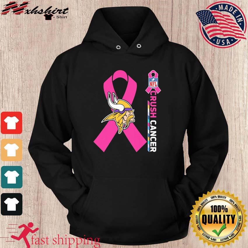 NFL Crush Cancer Minnesota Vikings Shirt, hoodie, sweater, long sleeve and  tank top