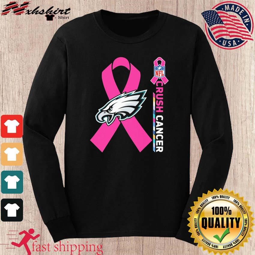 Crush Cancer Philadelphia Eagles NFL Shirt Cancer Support Women Men Shirt -  Best Seller Shirts Design In Usa