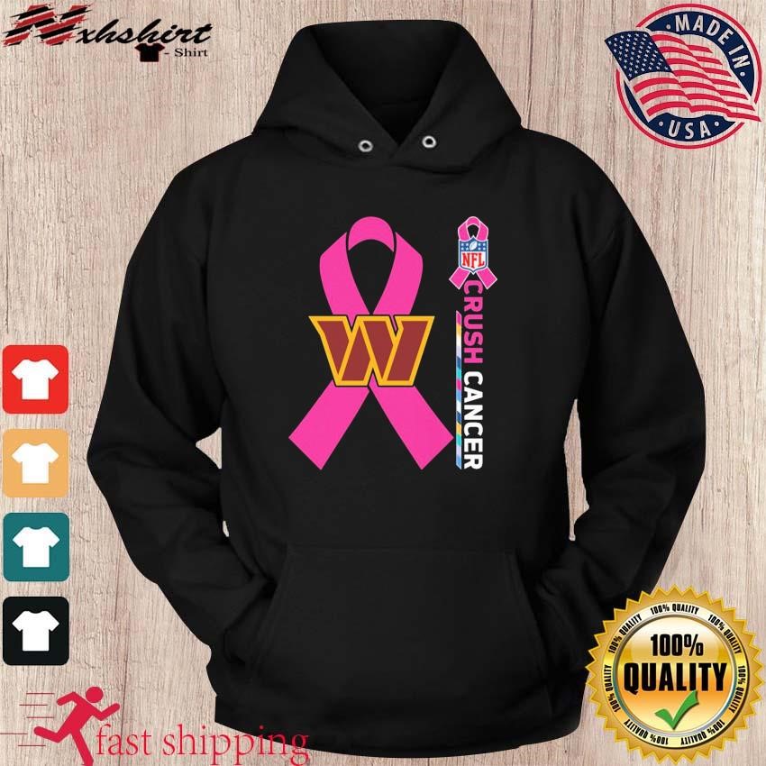 Crush Cancer Washington Commanders NFL Shirt Cancer Support Women