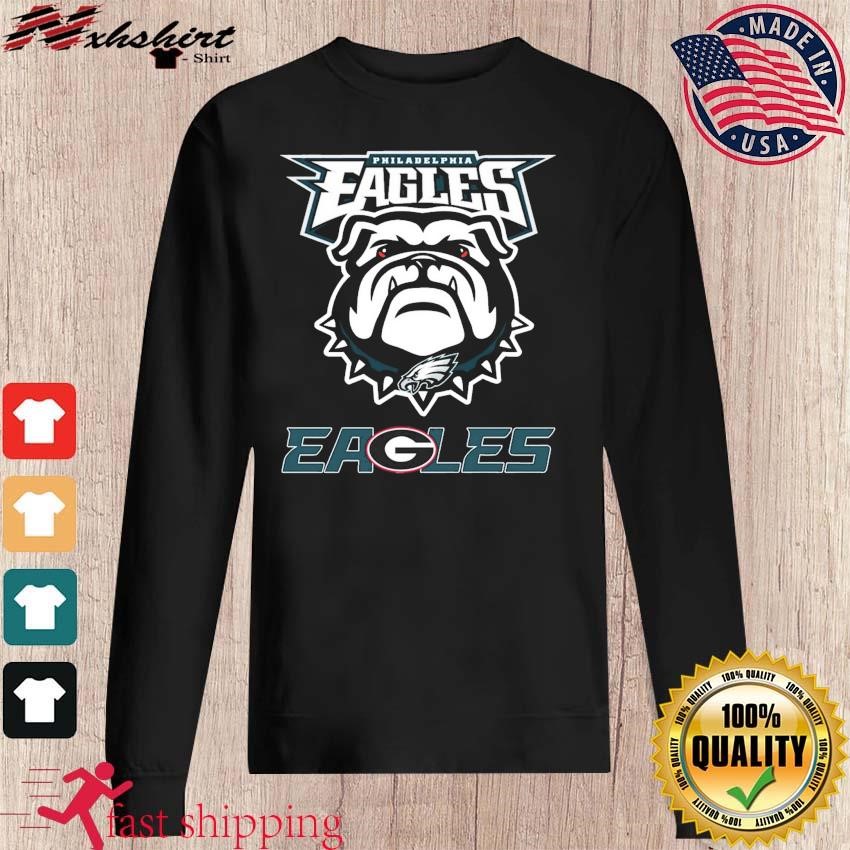 Philadelphia Eagles Logo With Georgia Bulldogs Funny Shirt - Bring