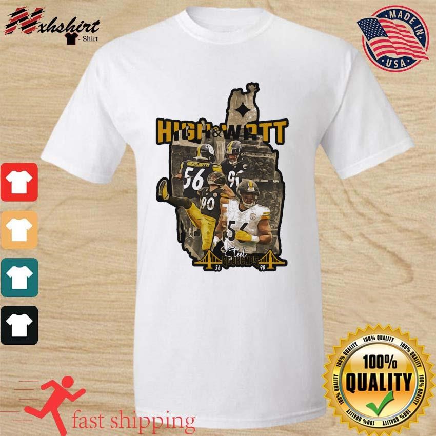 Pittsburgh Steelers Alex Highsmith and T.J. Watt Steel Bookends shirt -  Limotees