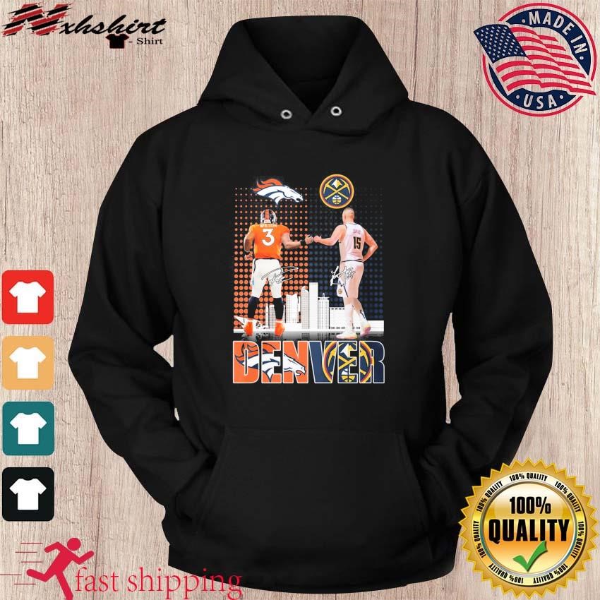 Russell Wilson And Nikola Jokic Denver Sports Teams Signatures Shirt,  hoodie, sweater, long sleeve and tank top