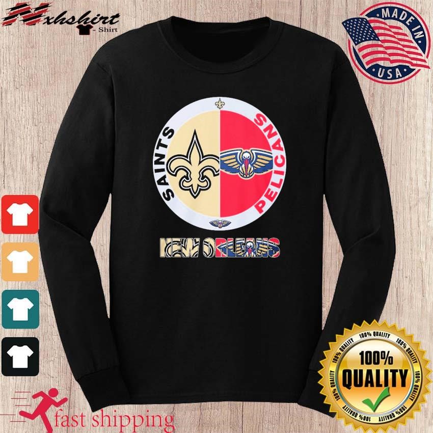 New Orleans Saints And Pelicans Logo Shirt, hoodie, sweater, long sleeve  and tank top