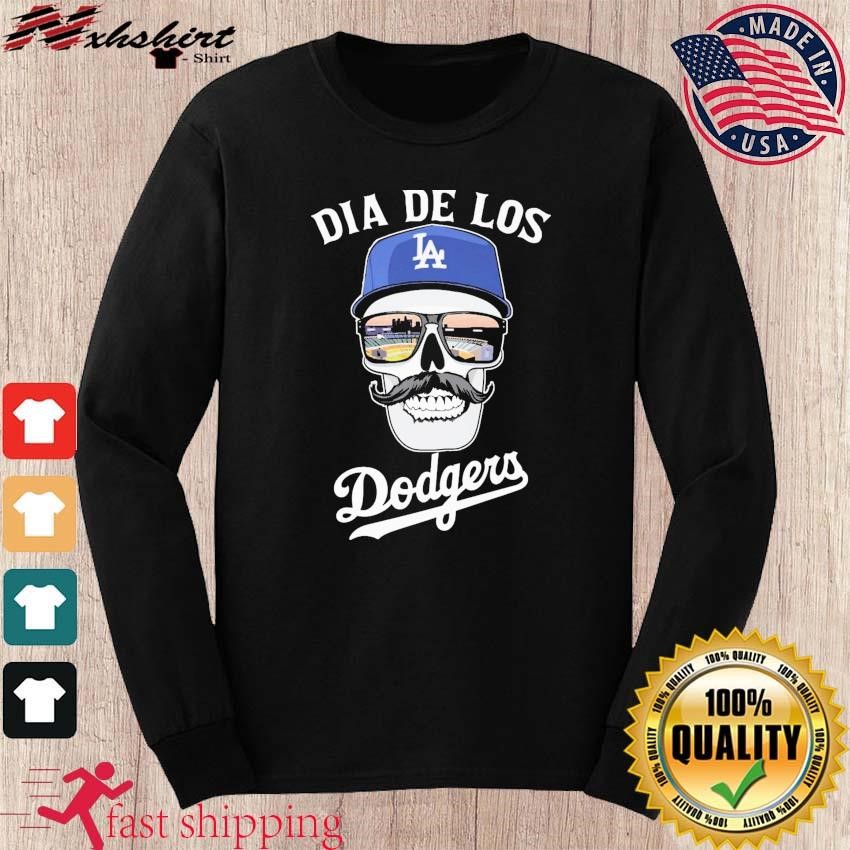 Dia De Los Dodgers Skull T-Shirt, hoodie, sweater, long sleeve and tank top