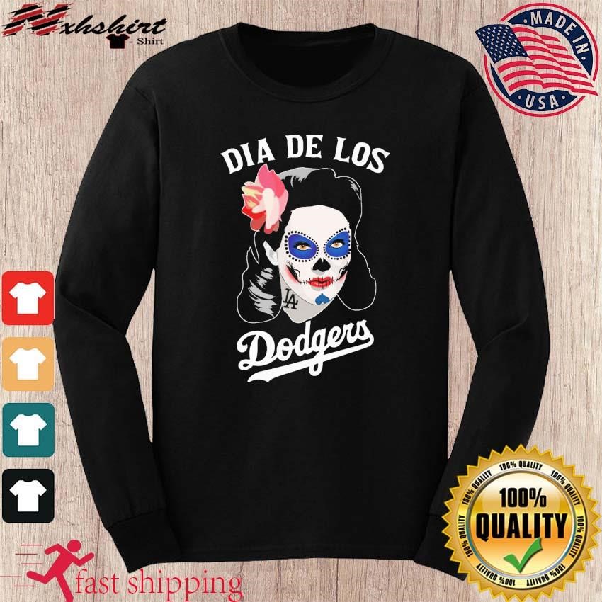 Official Los Angeles Dodgers Dia De Los Dodgers Skull Women Shirt, hoodie,  longsleeve, sweater