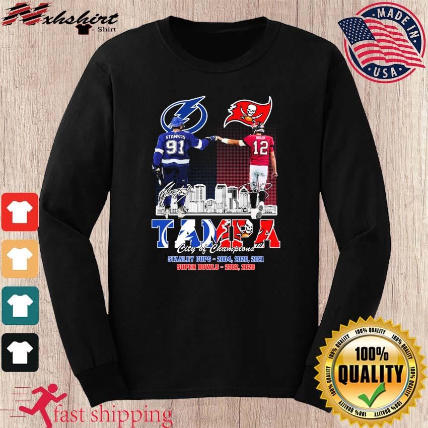 Tampa Bay Lightning Bay Buccaneers Bay Rays players signatures shirt,  hoodie, sweater, long sleeve and tank top