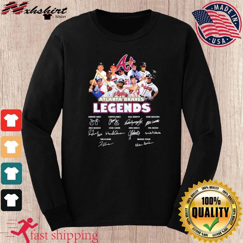 Atlanta Braves Team Baseball Legends Signatures shirt, hoodie