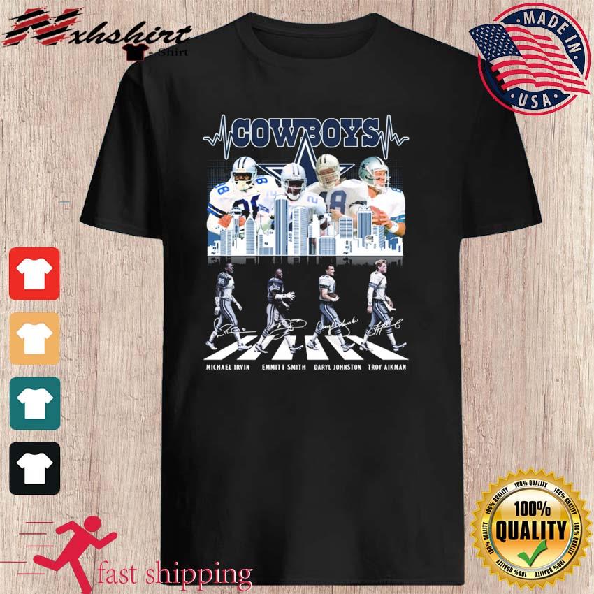 Original The Dallas Cowboys Abbey Road Signatures T-shirt,Sweater, Hoodie,  And Long Sleeved, Ladies, Tank Top