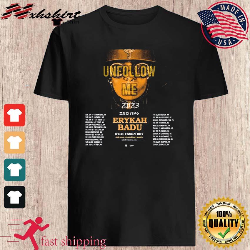 Quality Erykah Badu Tour 2023 With Yasiin Bey Unisex T-Shirt - Roostershirt
