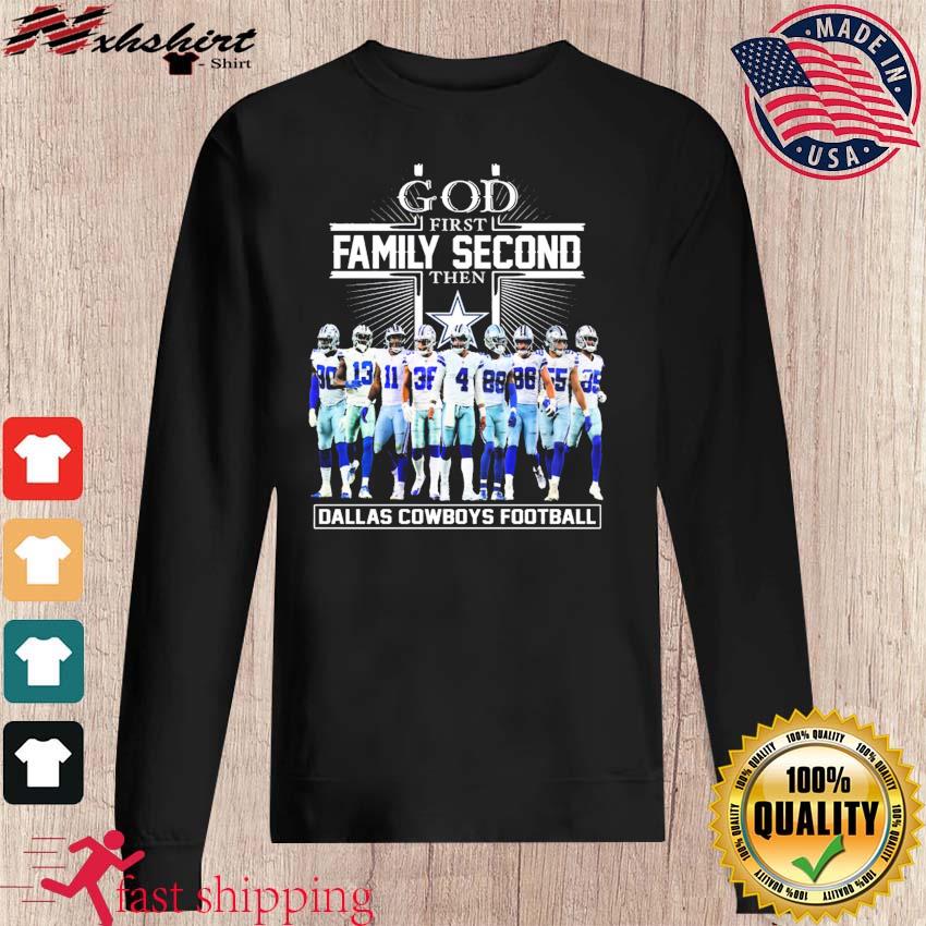 Personalized Dallas Cowboys God First Family Second All Over Print