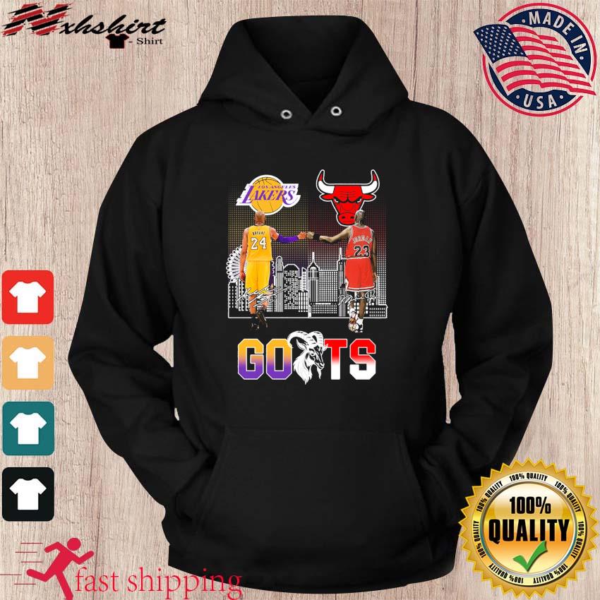 Los Angeles Lakers Kobe Bryant And Chicago Bulls Michael Jordan GOATs T  Shirt, hoodie, sweater, long sleeve and tank top