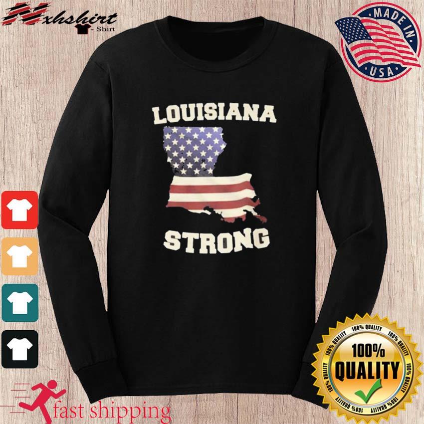 Louisiana Strong w/ Fleur de Lis T-Shirt - Mens / Unisex – ShopSWLA