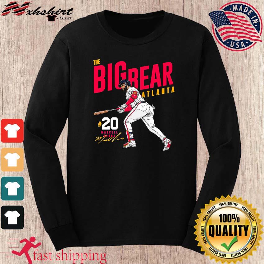 Marcell Ozuna The Big Bear Atlanta Baseball Signature shirt, hoodie,  sweater, long sleeve and tank top