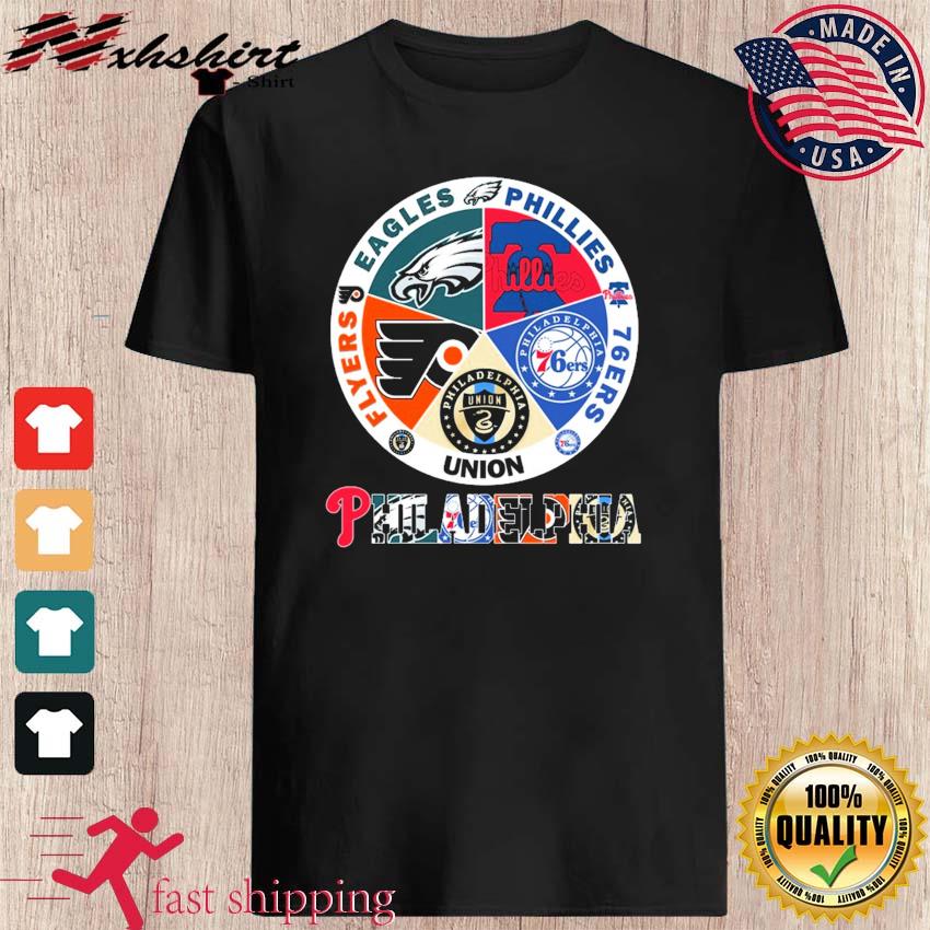 Philadelphia All Team Sports Phillies Eagles 76ers And Flyers shirt,  hoodie, sweater, long sleeve and tank top