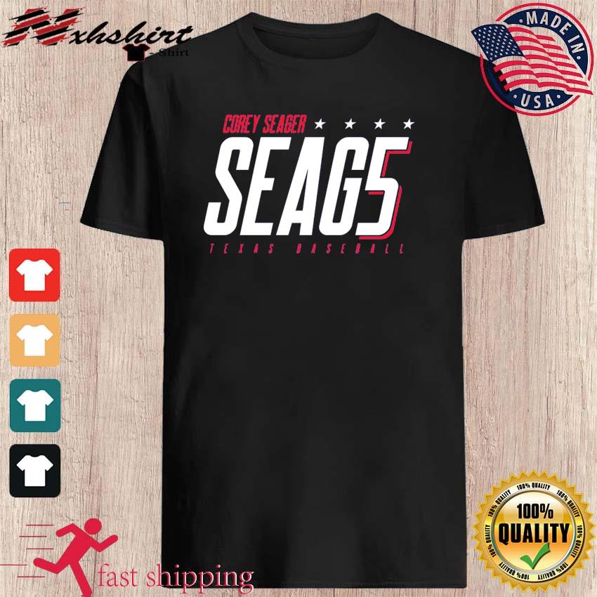 Corey Seager Baseball Tee Shirt, Texas Baseball Men's Baseball T-Shirt