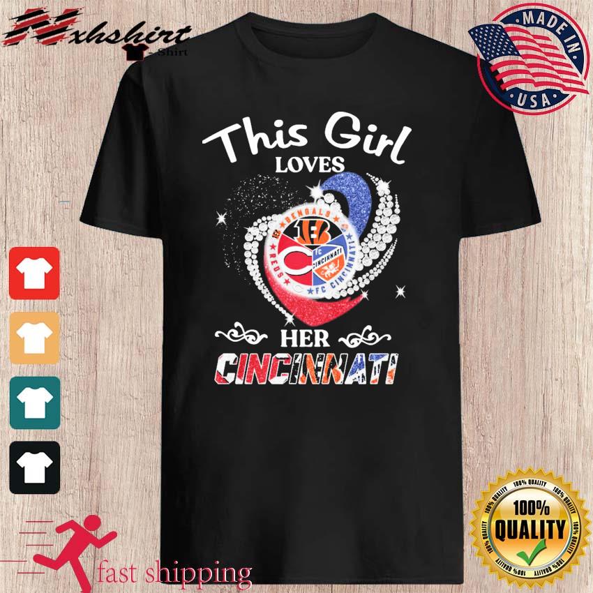 Just a women who love her Cincinnati Bengals and Reds shirt, hoodie,  sweater, long sleeve and tank top