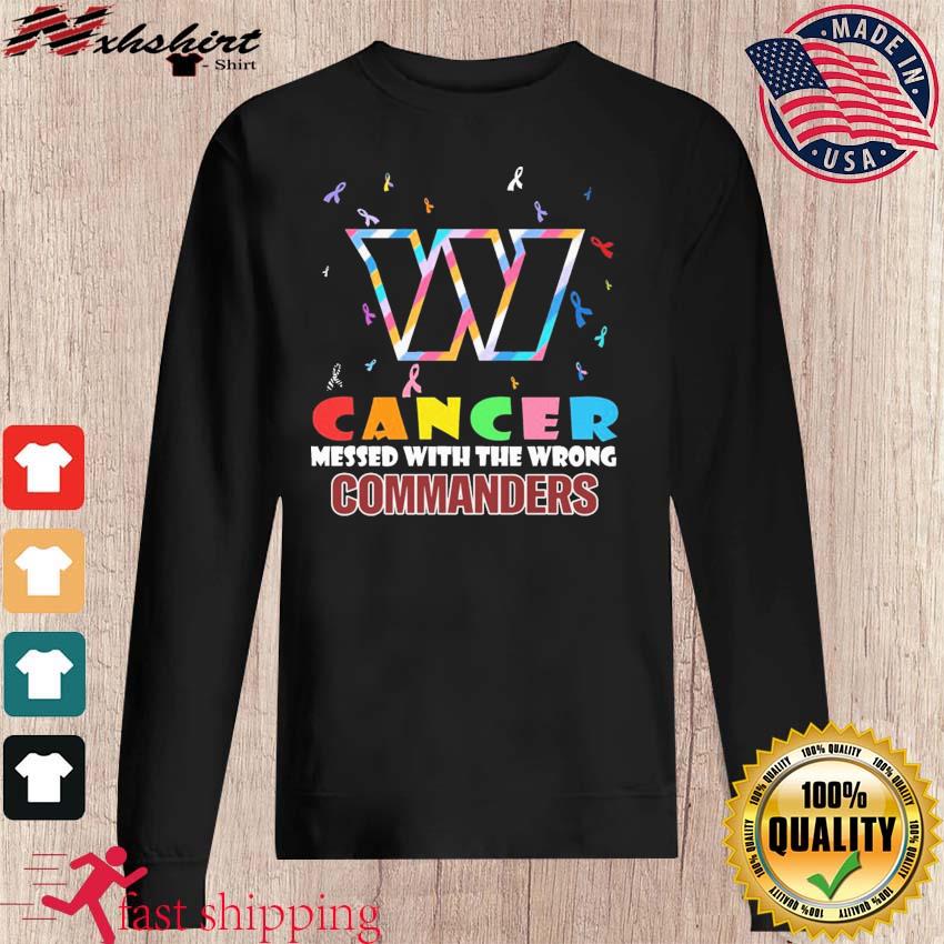 Official Washington Commanders Stronger Than Cancer NFL 2023 Shirt, hoodie,  sweater, long sleeve and tank top