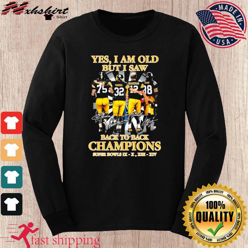 Afc North Division Champions Signatures Pittsburgh Steelers Team Football  Shirt, hoodie, sweater, long sleeve and tank top