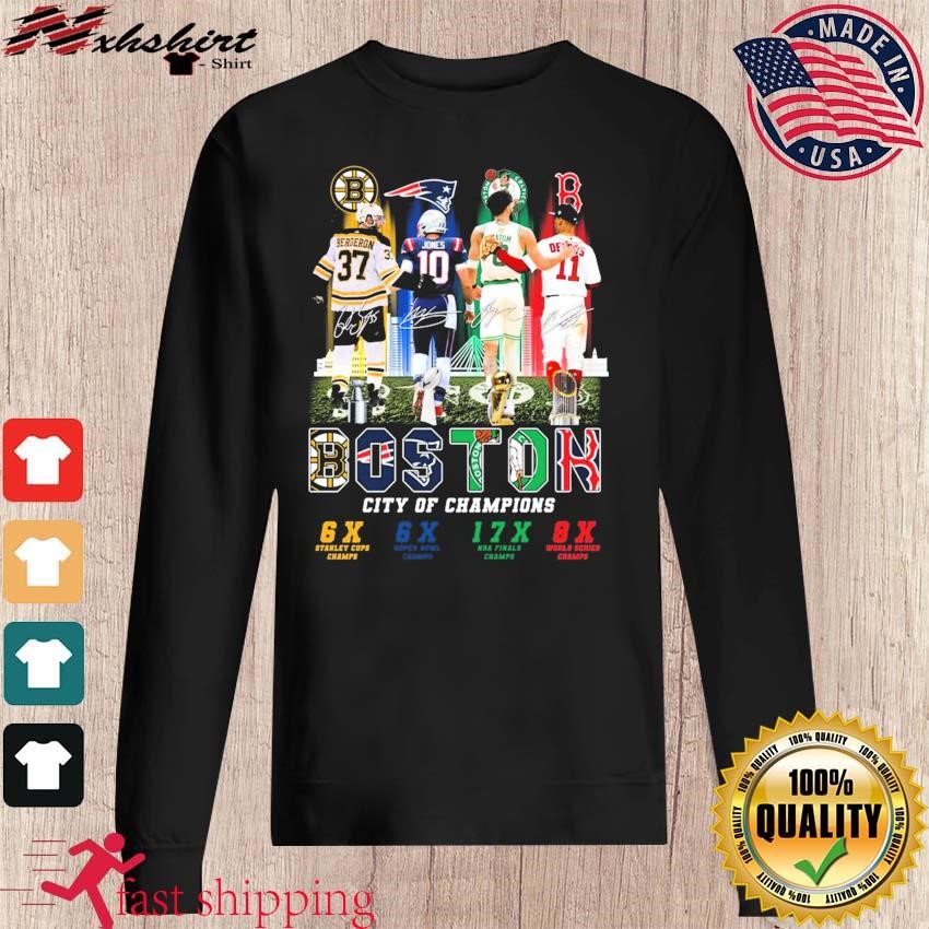 Boston Skyline Sports Teams Players City Of Champions Shirt