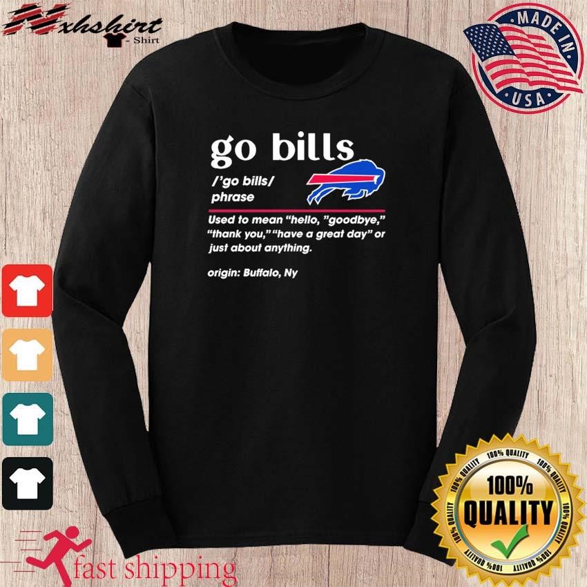 Go Bills definition shirt