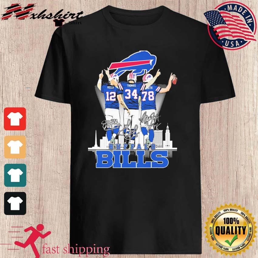 Bruce Smith Buffalo Bills signature cartoon shirt, hoodie, sweater